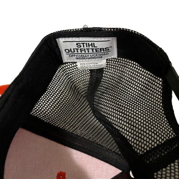 Unisex Adult Stihl Trucker Cap in Orange and Black - Picture 4 of 5